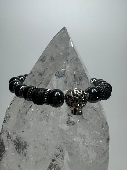 Exklusives Hämatit Armband - 19cm