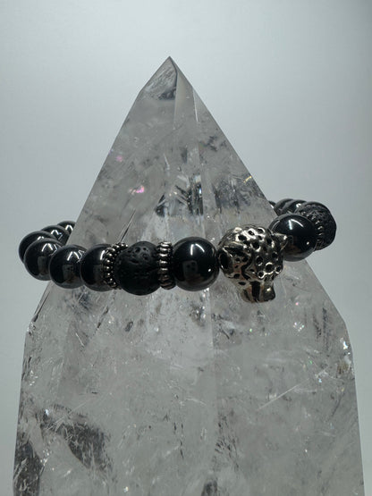 Exklusives Hämatit Armband - 19cm