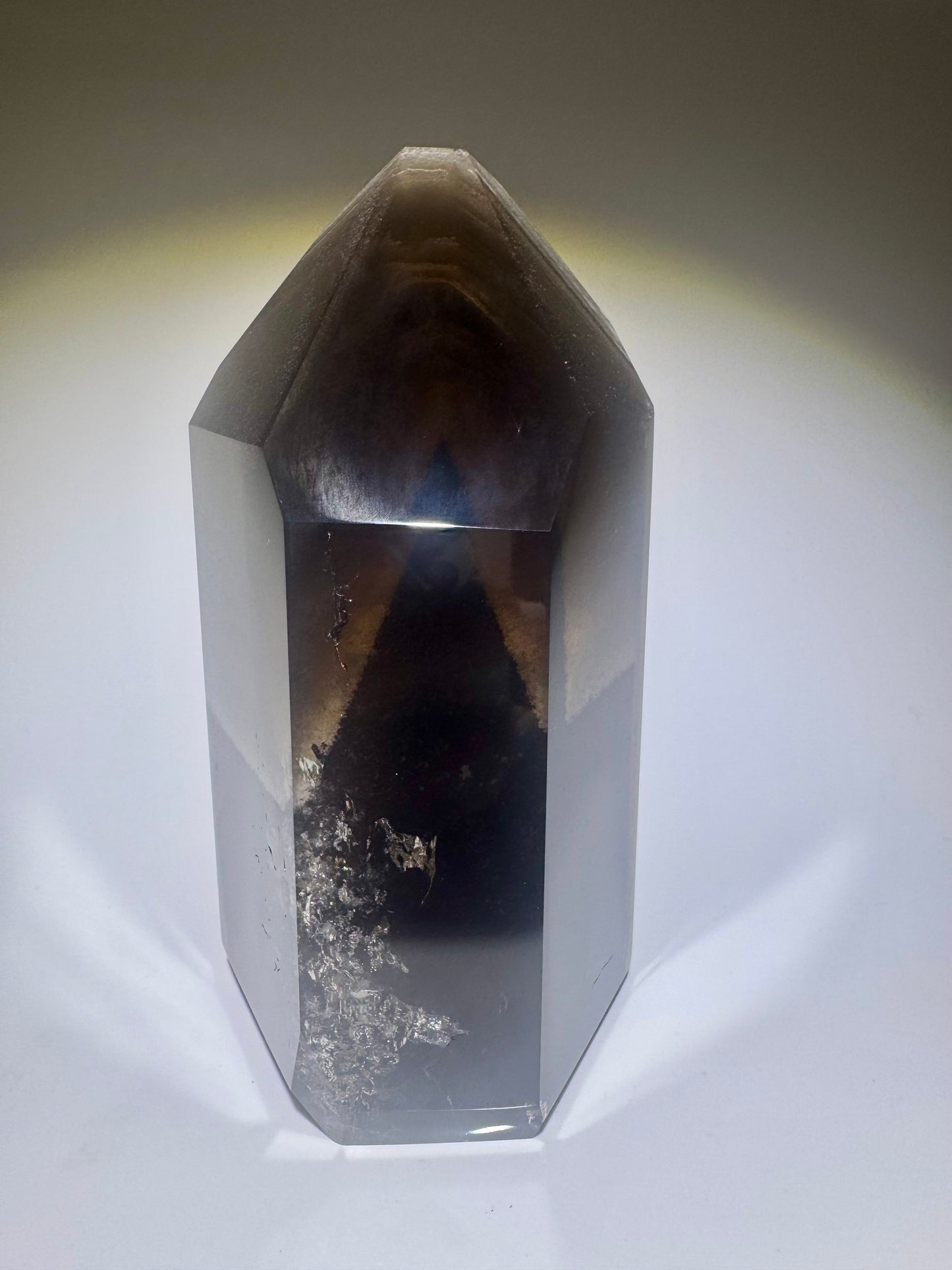 Rauchquarz mit Phantomen – 909 g Kristall aus Brasilien