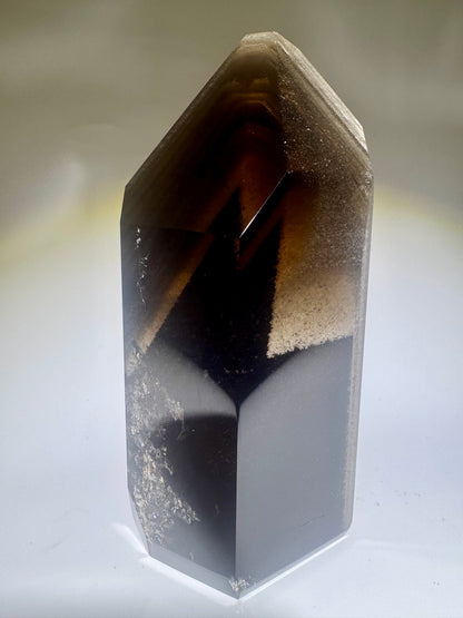 Rauchquarz mit Phantomen – 909 g Kristall aus Brasilien