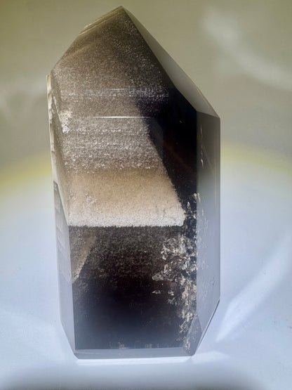 Rauchquarz mit Phantomen – 909 g Kristall aus Brasilien