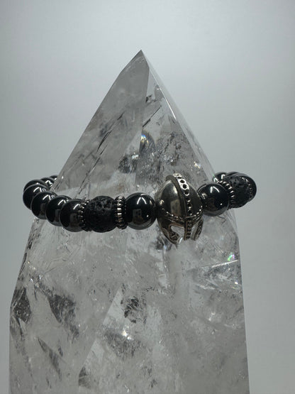 Exklusives Hämatit Armband - 20cm
