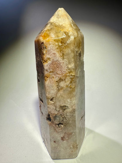 Grosse Pink Amethyst Spitze  – zart, funkelnd & kraftvoll 💖 - 14.5cm, 591g