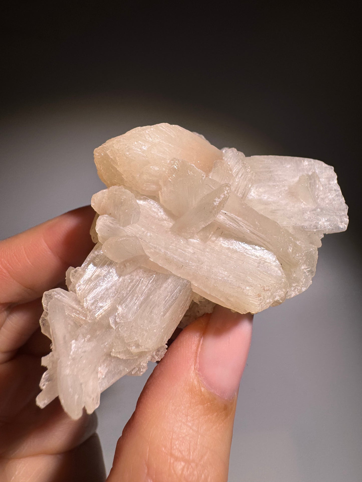 Stilbit Zeolith Kristall aus Indien – Sammlerstück Naturmineral