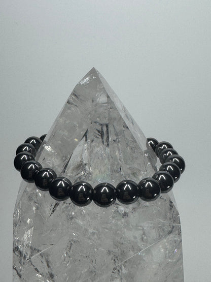 Minimalistisches Hämatit Armband - ca. 16cm