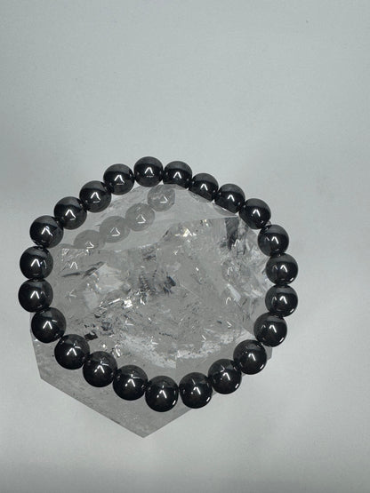 Minimalistisches Hämatit Armband - ca. 16cm