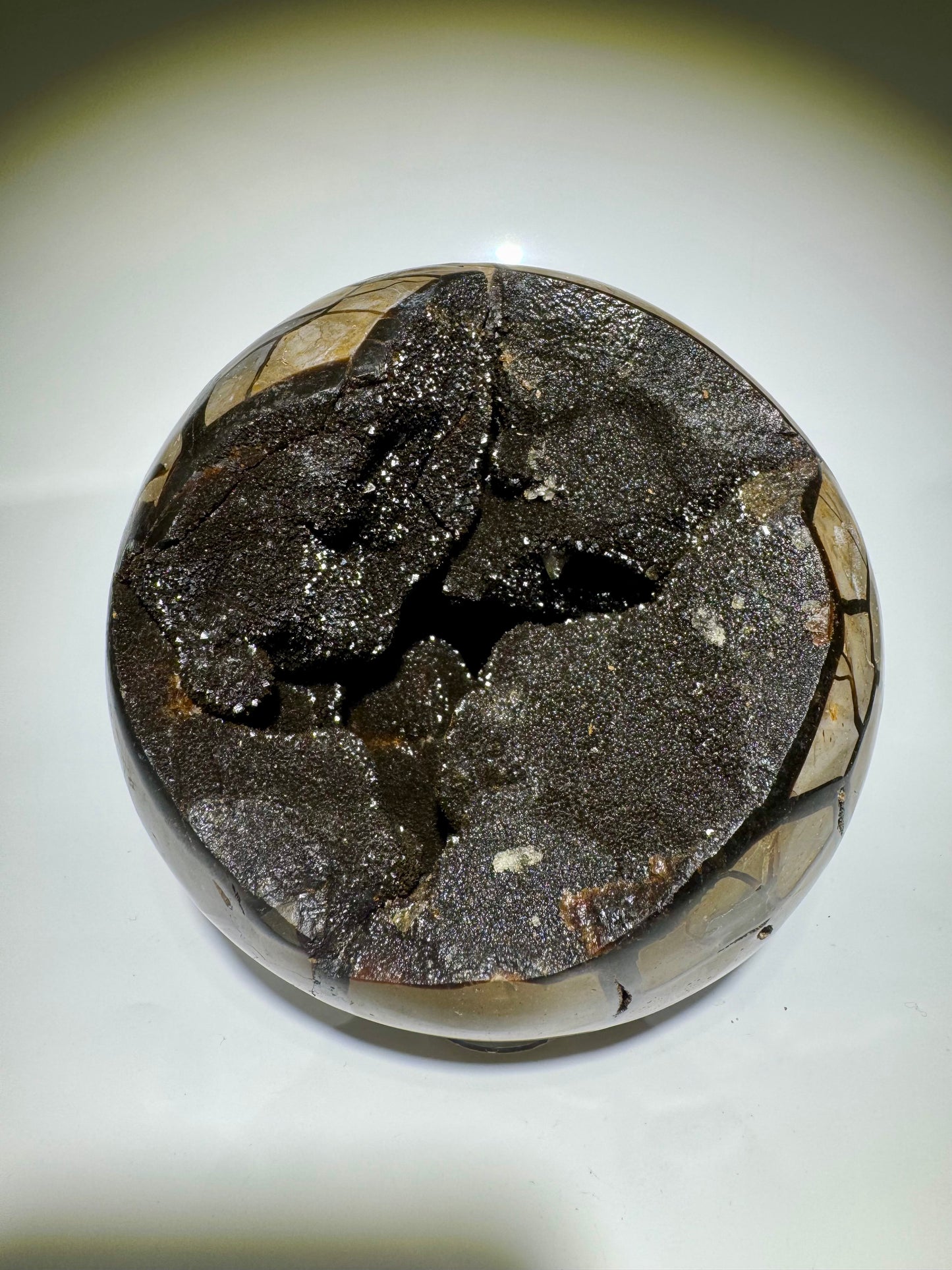 Septarien-Kugel (Drachenstein) 18 cm – Riesiger Edelstein