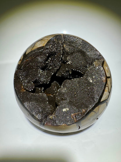 Septarien-Kugel (Drachenstein) 18 cm – Riesiger Edelstein