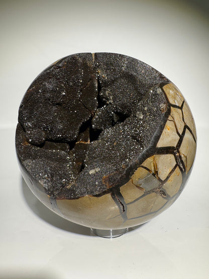 Septarien-Kugel (Drachenstein) 18 cm – Riesiger Edelstein