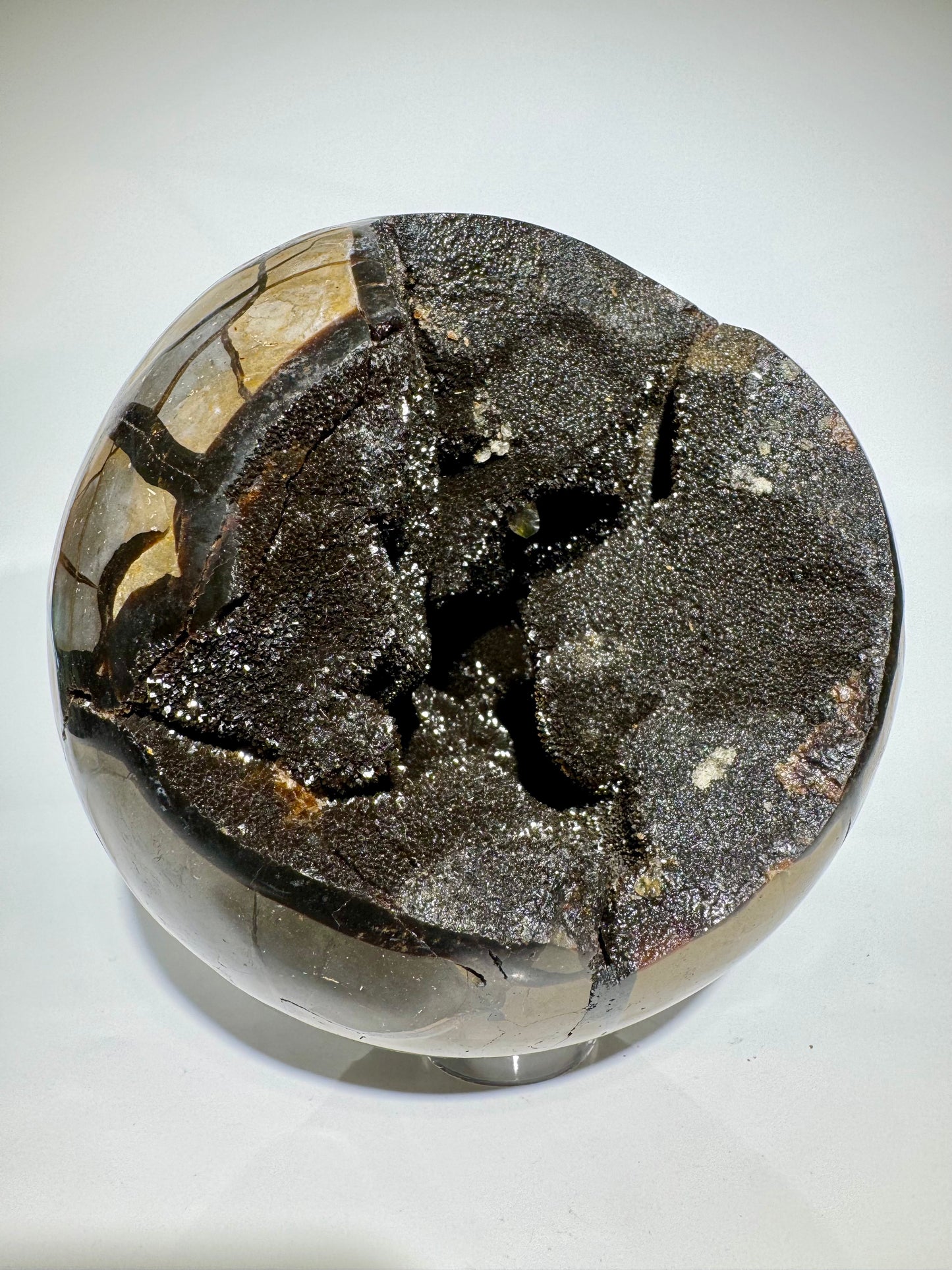 Septarien-Kugel (Drachenstein) 18 cm – Riesiger Edelstein