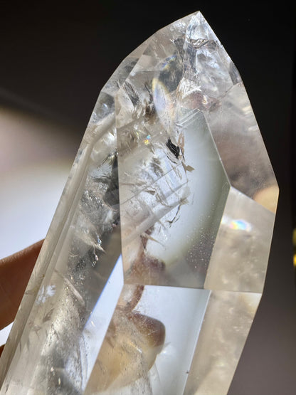 Exklusive Phantom-Quarz-Spitze 💎 - 9cm, 286g