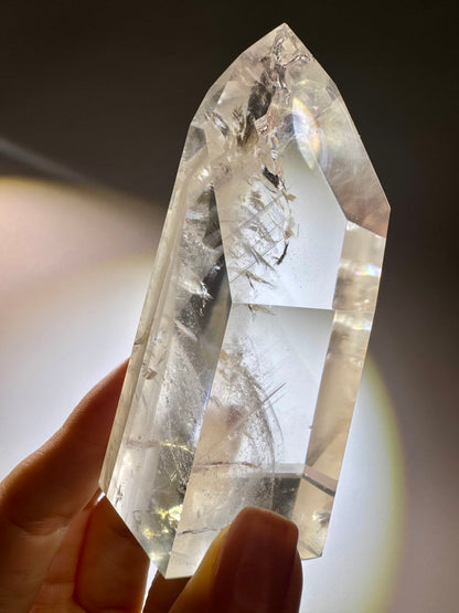 Exklusive Phantom-Quarz-Spitze 💎 - 9cm, 286g
