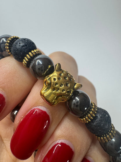 Hämatit Armband 🐯- ca. 16cm