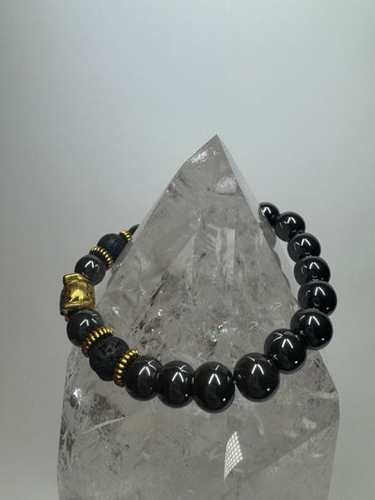 Hämatit Armband 🐯- ca. 16cm