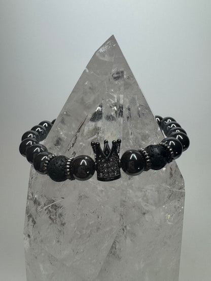 Hämatit Armband 👑 - ca. 18cm
