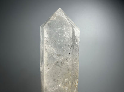 Black Rutil Einschlüsse | Riesige Bergkristallspitze | UNIQUE CRYSTALS