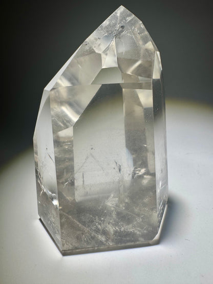 Extra klare Phantom-Quarz-Spitze Brasilien 💎 - 8.2cm, 253g