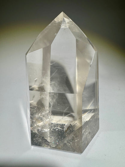 Extra klare Phantom-Quarz-Spitze Brasilien 💎 - 8.2cm, 253g