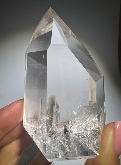 Extra klare Phantom-Quarz-Spitze Brasilien 💎 - 8.2cm, 253g