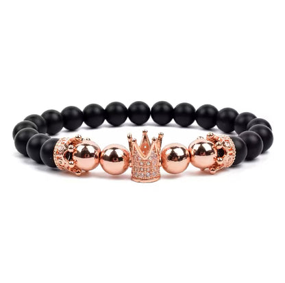 Onyx Armband 👑 - ca. 16cm