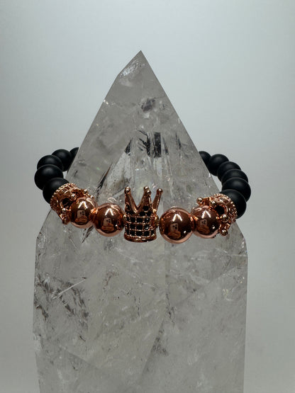 Onyx Armband 👑 - ca. 16cm