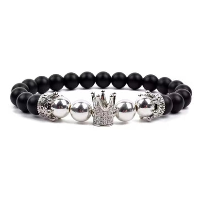 Onyx Armband 👑 - ca. 16cm