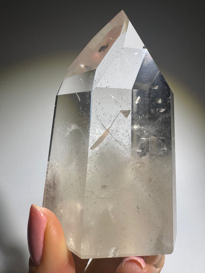 Exklusive ganz klare Phantom-Quarz-Spitze 💎 - 8.6cm, 237g