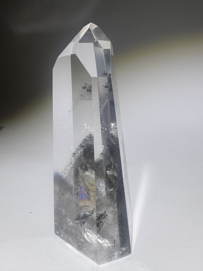 Schwarzer Phantom Lemurian Kristall (ultra klar) 🖤 - 7.2cm, 83g