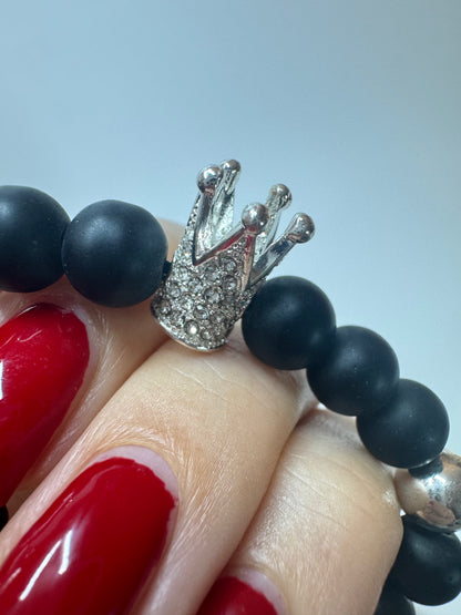 Stylishes Onyx-Armband 👑