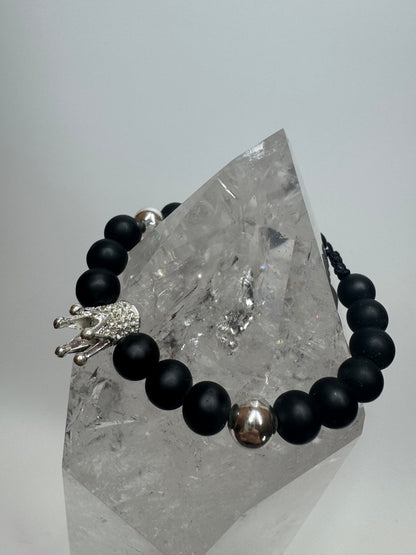 Stylishes Onyx-Armband 👑