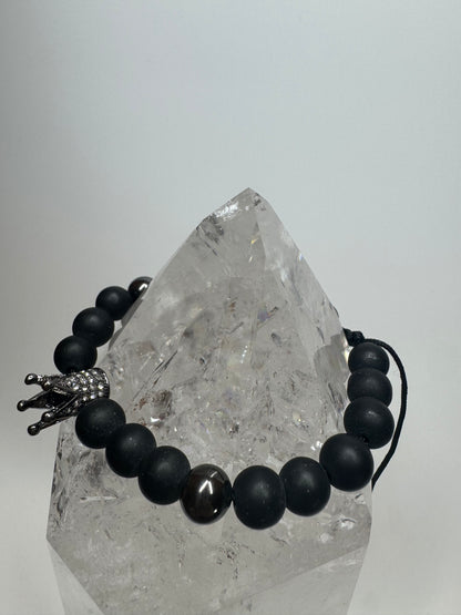 Stylishes Onyx-Armband 👑