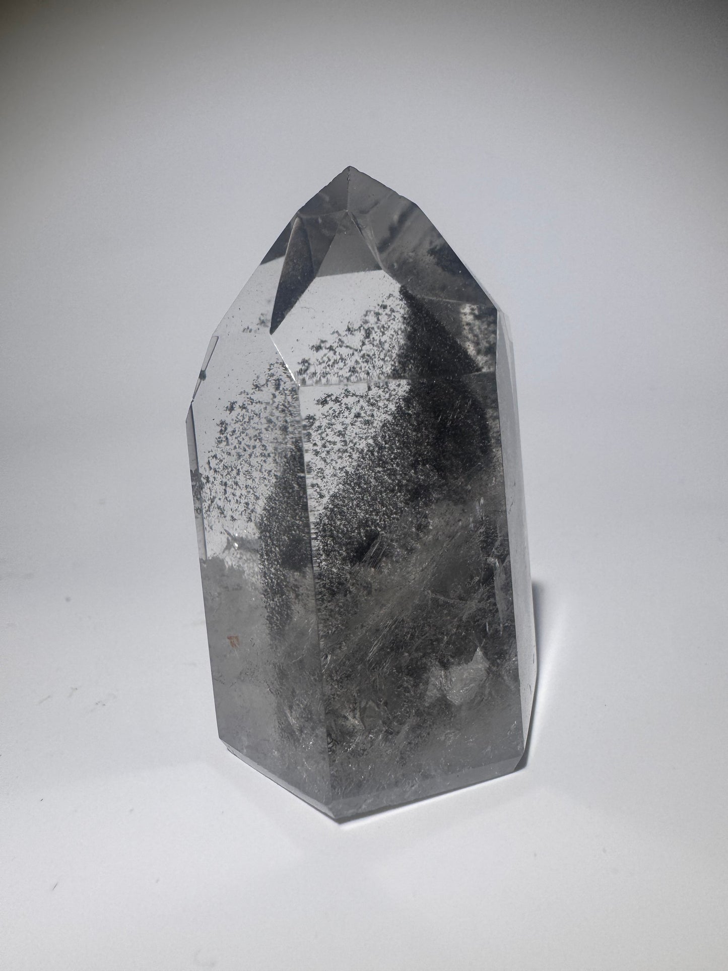 Black Phantom Lemurian Bergkristall (ultra klar) 🖤 - 5cm, 62g
