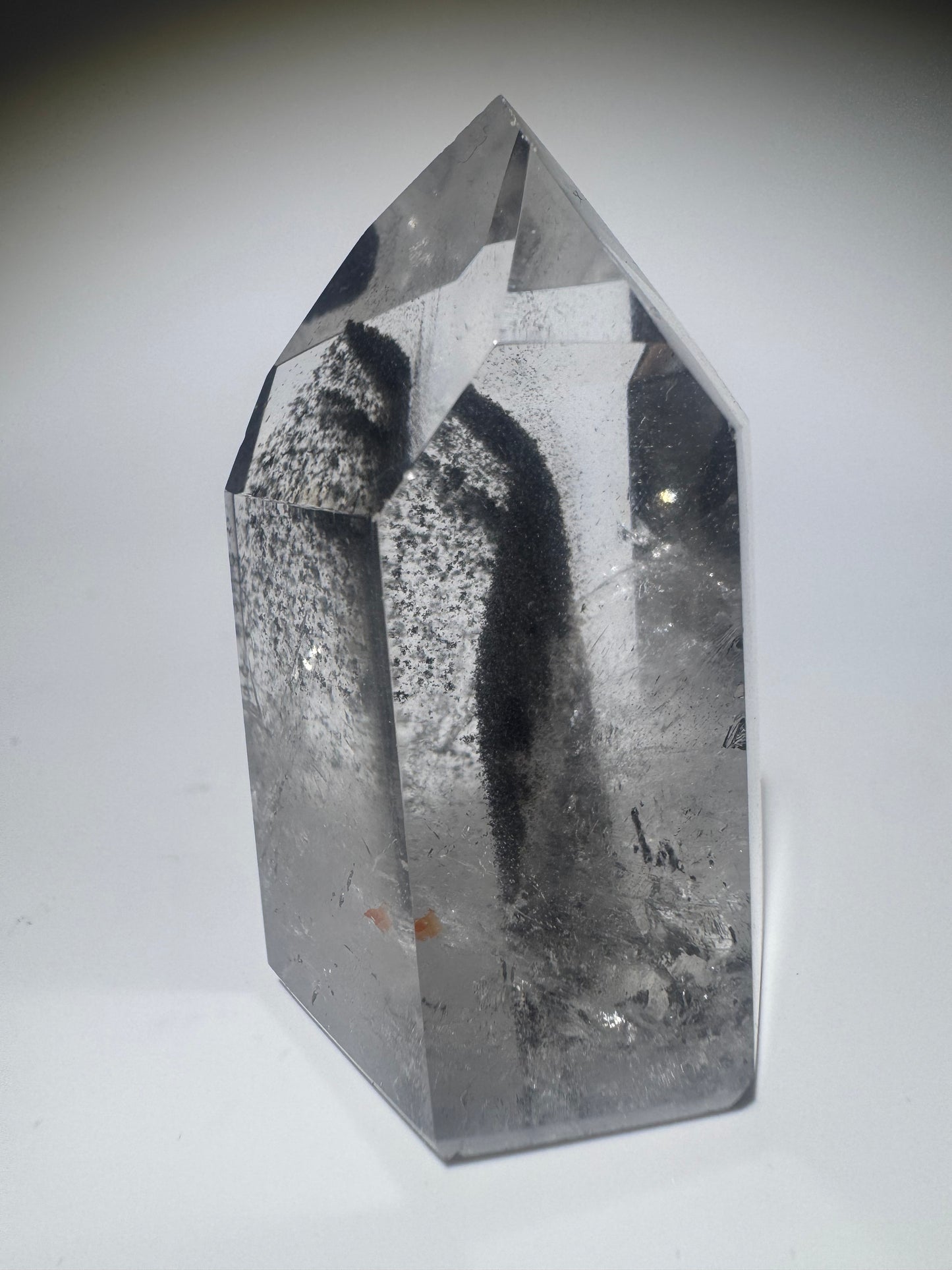 Black Phantom Lemurian Bergkristall (ultra klar) 🖤 - 5cm, 62g