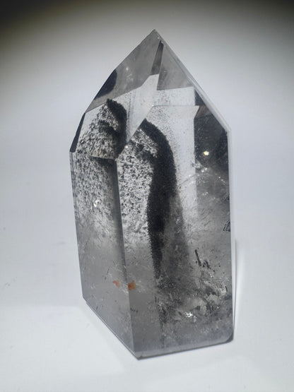 Black Phantom Lemurian Bergkristall (ultra klar) 🖤 - 5cm, 62g