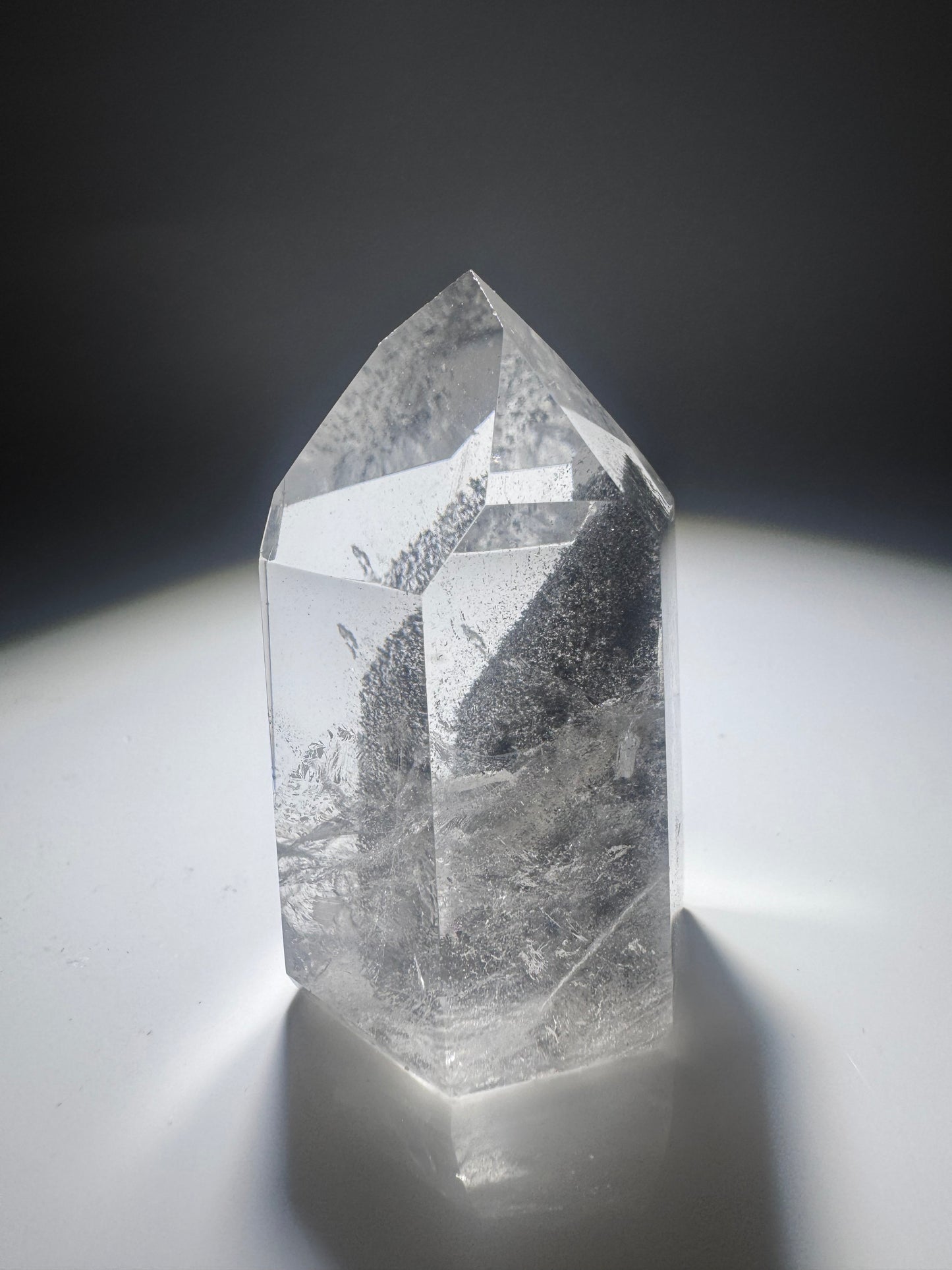 Black Phantom Lemurian Bergkristall (ultra klar) 🖤 - 5cm, 62g