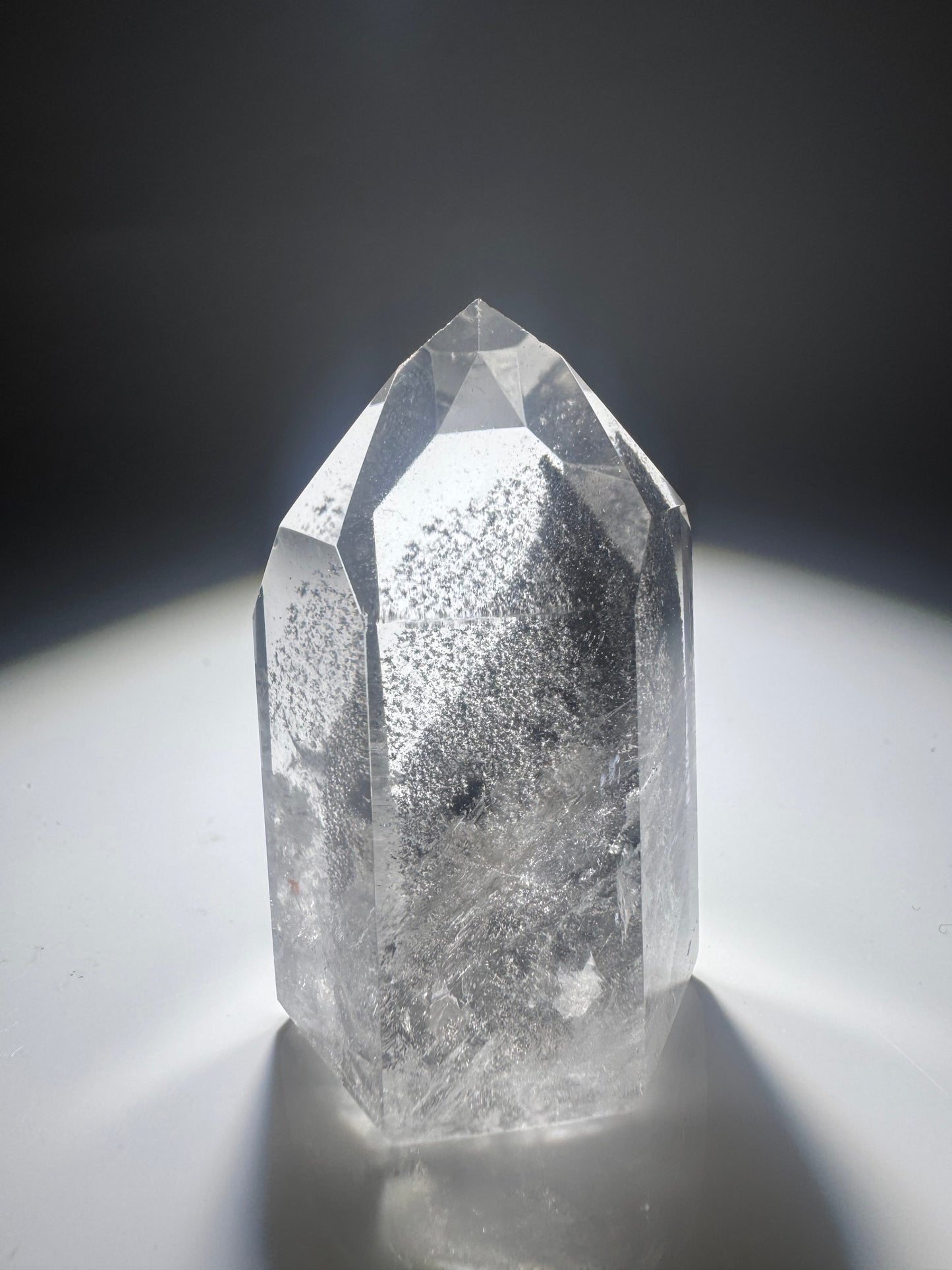 Black Phantom Lemurian Bergkristall (ultra klar) 🖤 - 5cm, 62g