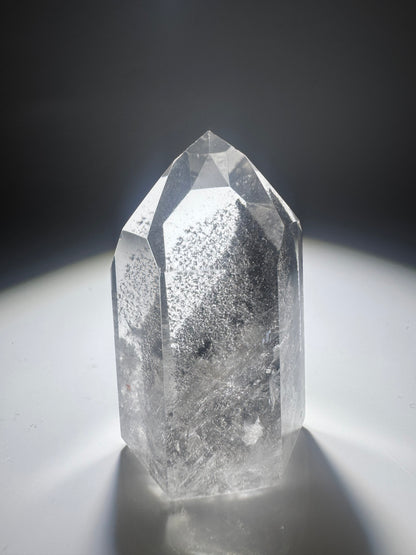 Black Phantom Lemurian Bergkristall (ultra klar) 🖤 - 5cm, 62g