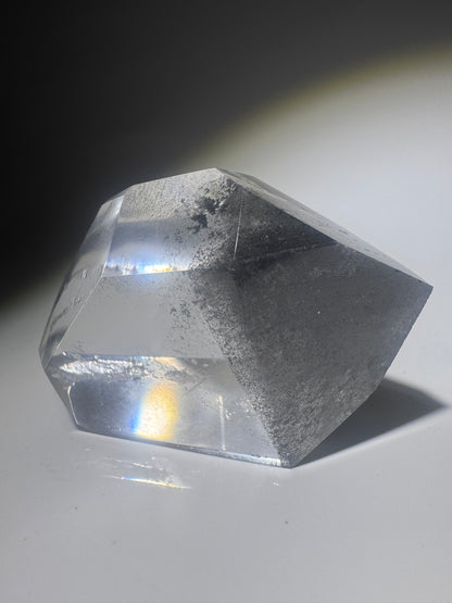 Schwarzer Phantom Kristall Freiform (Lemurian) 🖤 - 7.5cm, 126g Brasilien