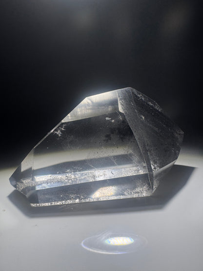 Schwarzer Phantom Kristall Freiform (Lemurian) 🖤 - 7.5cm, 126g Brasilien