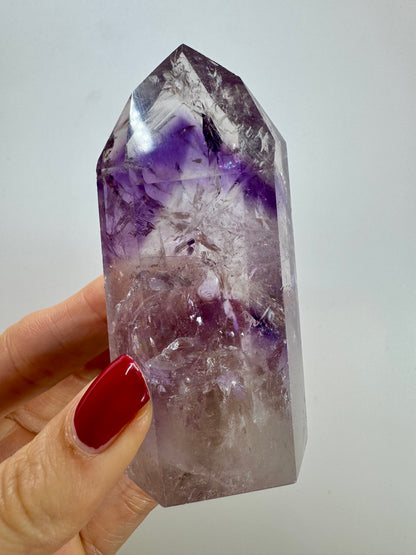 Améthyste fantôme - 9 cm, 156 g