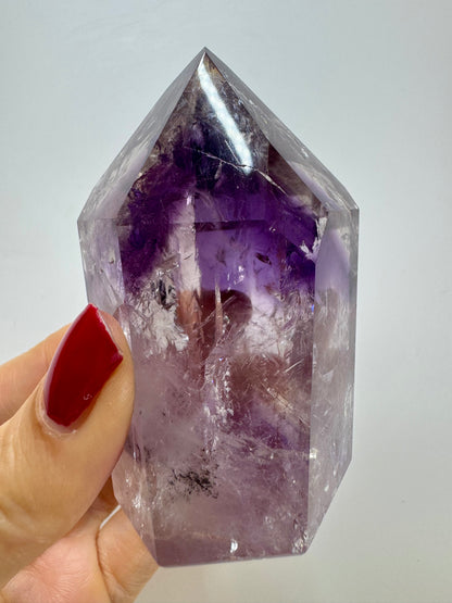 Améthyste fantôme - 7,7 cm, 224 g