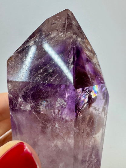 Améthyste fantôme - 7,7 cm, 224 g
