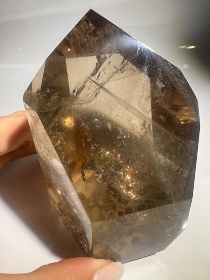 Majestätische Rauchquarz-Spitze – 754 g Phantom-Kristall