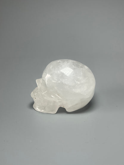 Super realistischer Totenkopf aus Quarz 5cm