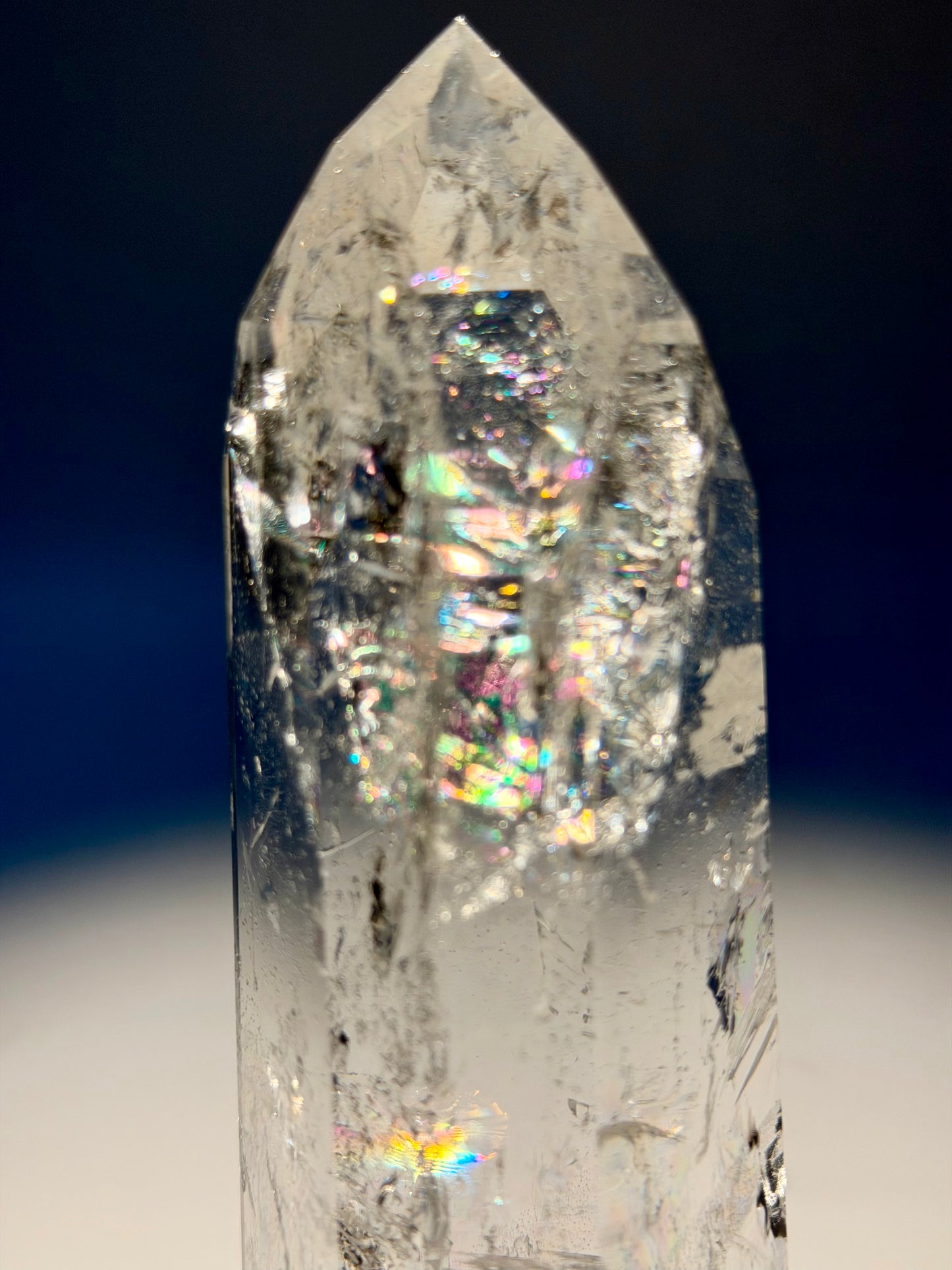 Lemurian Bergkristall Spitze aus Bahia, Brasilien – 14,3 cm | 512 g Premium Qualität