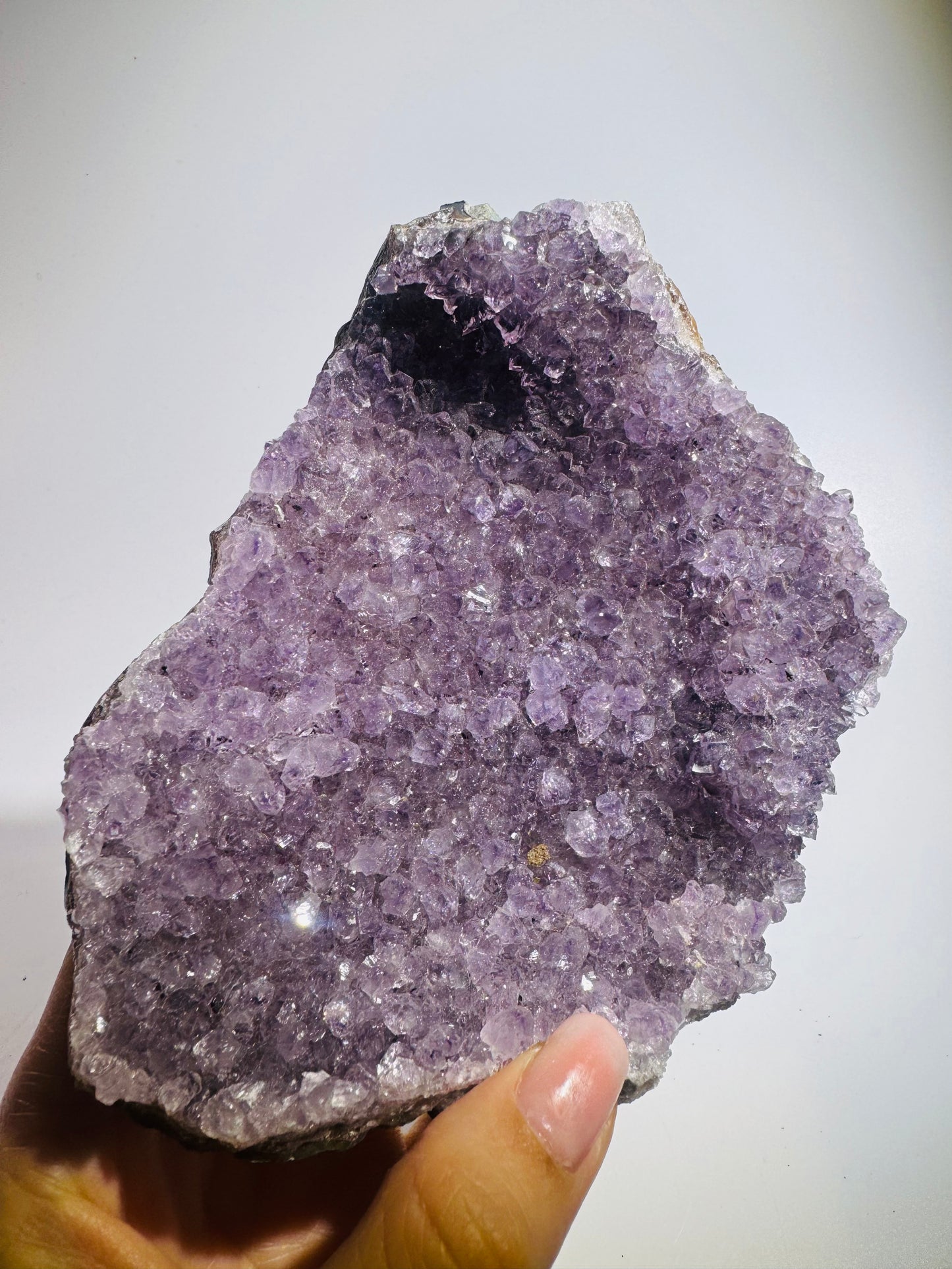 Amethyst-Druse 13x11.5 cm, 401 g – Energiereiche Kristallformation für Harmonie