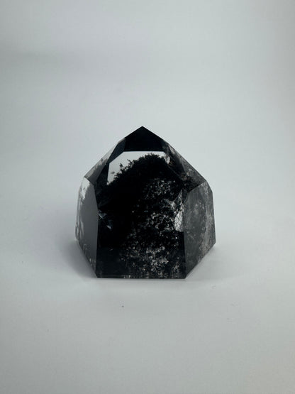 Extrem seltene Phantom Lemurian Spitze (extra klar) 🖤 - 4.3x5cm, 114g