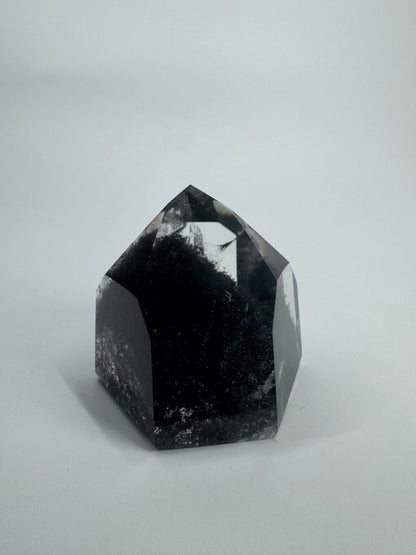 Extrem seltene Phantom Lemurian Spitze (extra klar) 🖤 - 4.3x5cm, 114g