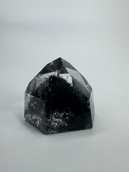 Extrem seltene Phantom Lemurian Spitze (extra klar) 🖤 - 4.3x5cm, 114g