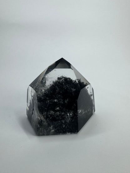 Extrem seltene Phantom Lemurian Spitze (extra klar) 🖤 - 4.3x5cm, 114g